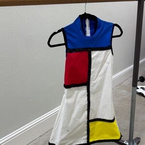 Weissman Blue, Red, White, and Yellow Kids Dress